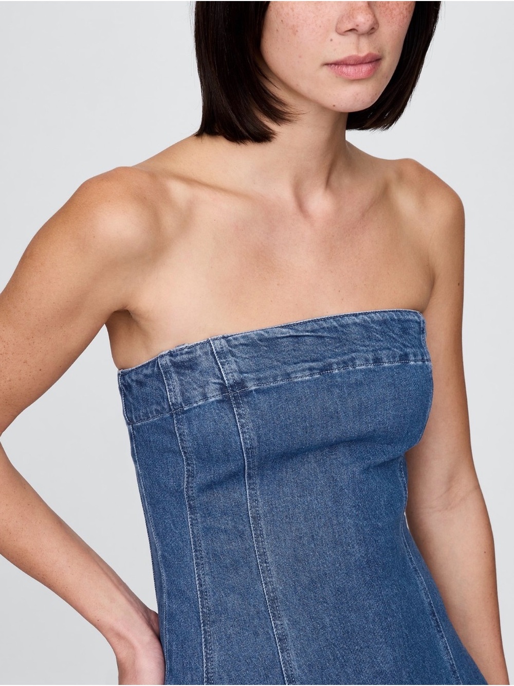 GAP Denim Midi Dress - Picture 4 of 5